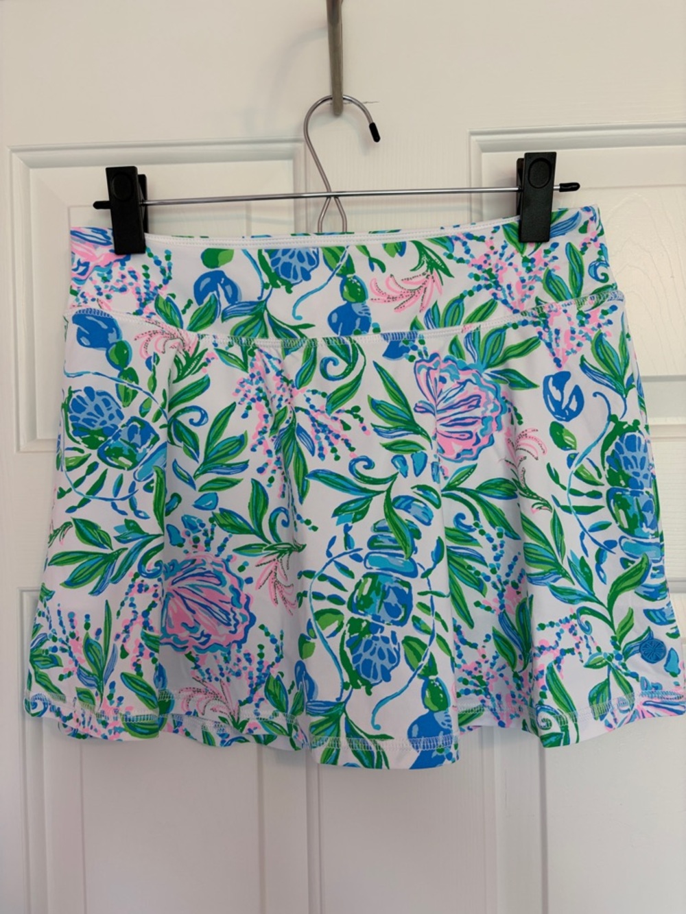 NWT Lilly Pulitzer Alia Floral Skirt Resort White Just A Pinch Sz Small
